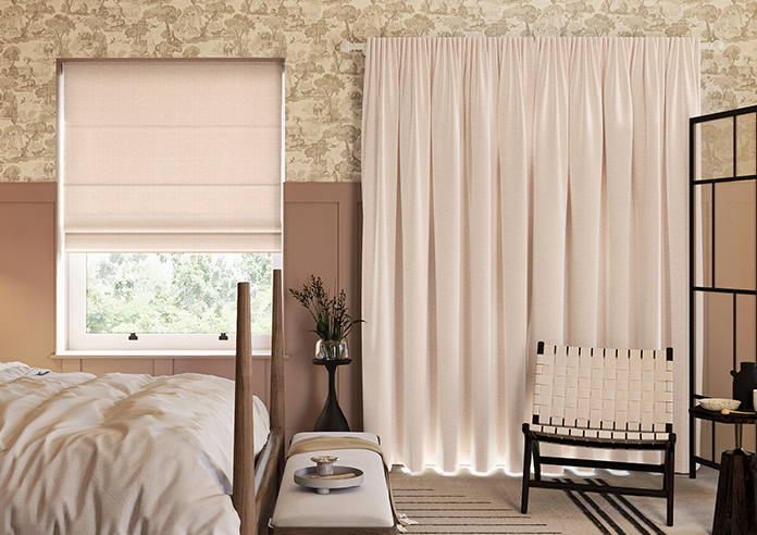 Rolling Hills Velvet, Pink - Made to Measure Curtains - Image 7